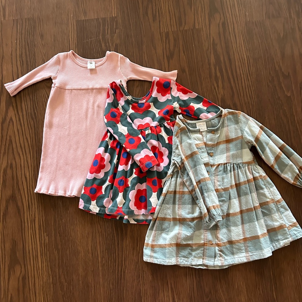 2T Long Sleeve Dress Bundle